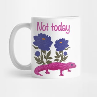 Not Today Gecko - Magenta Mug